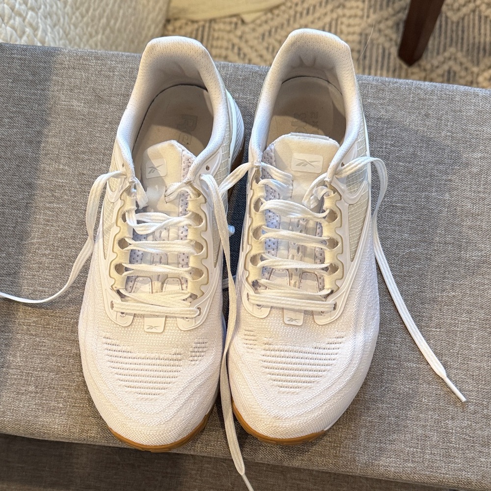 Reebok White Nano X2 Sneakers